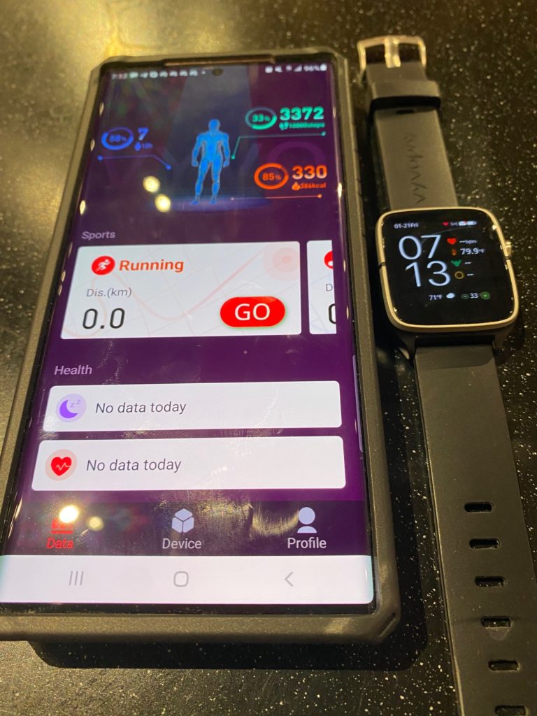 Inpersona & Helo Health Watch and phone with App.